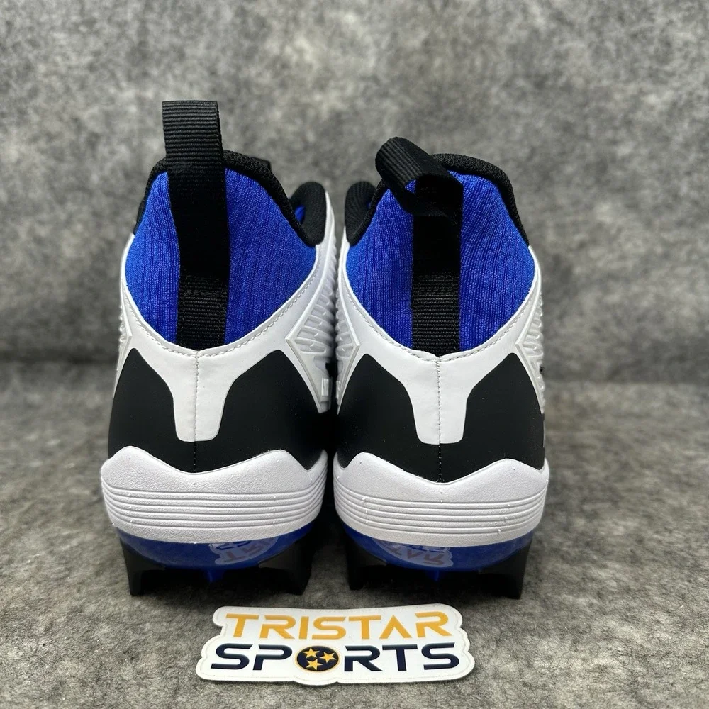 Nike Alpha Menace Strong Football Cleats Mens 11 White Royal Blue II5139-101